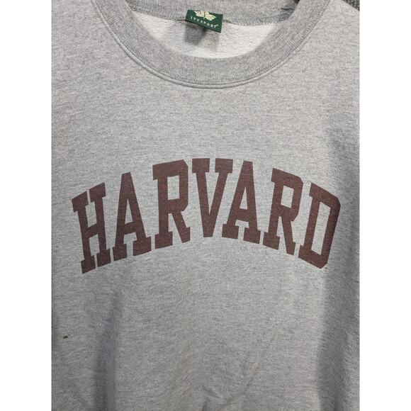Harvard Crew Neck Sweatshirt Adult Medium Boxy University Pullover Ivysport - Picture 2 of 11
